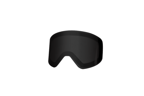 zwarte lens voor skibril