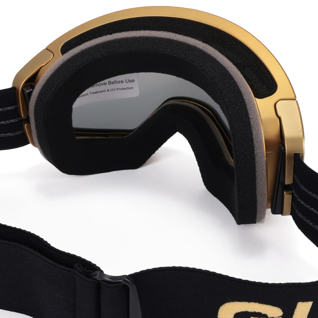 gouden skibril