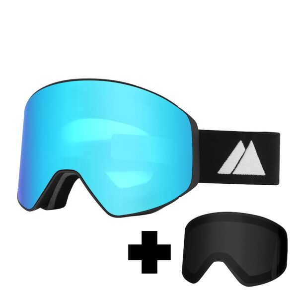 Gust Creato Pro skibril - Blauwe Lens plus zwarte Lens