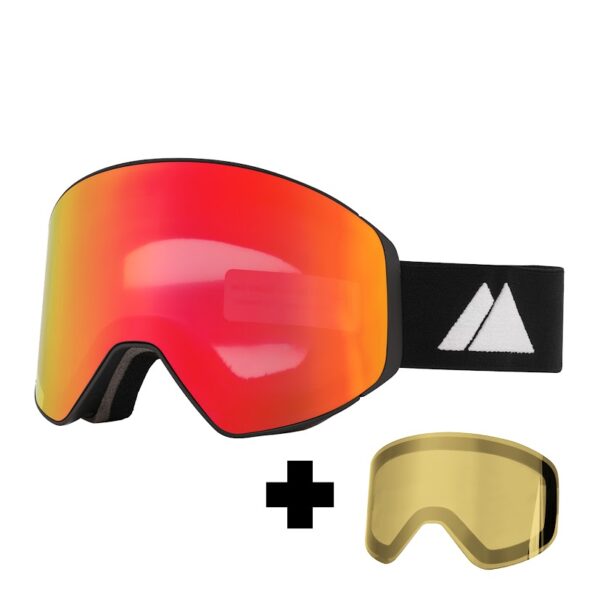 Gust Creator Pro skirbril Rode Lens plus een Gele Lens
