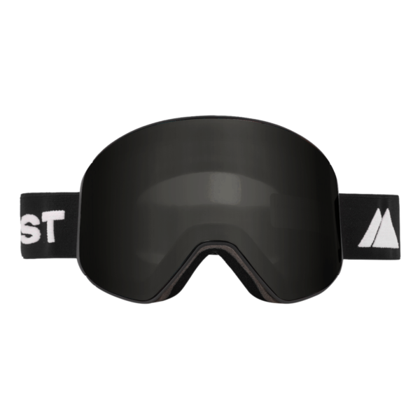 skibril met grijs zwarte lens voor mooi weer