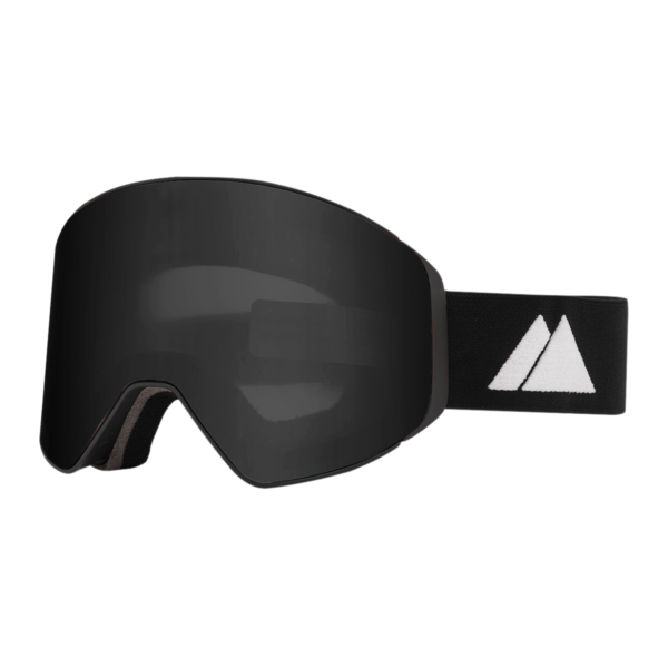 skibril met grijs zwarte lens voor mooi weer