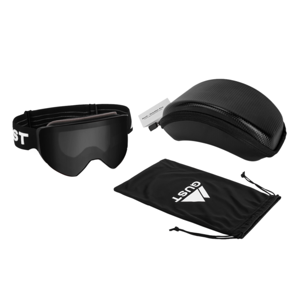 skibril met grijs zwarte lens voor mooi weer