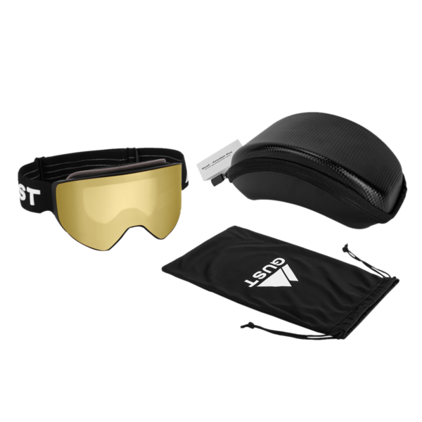 skibril met gele lens voor slecht weer